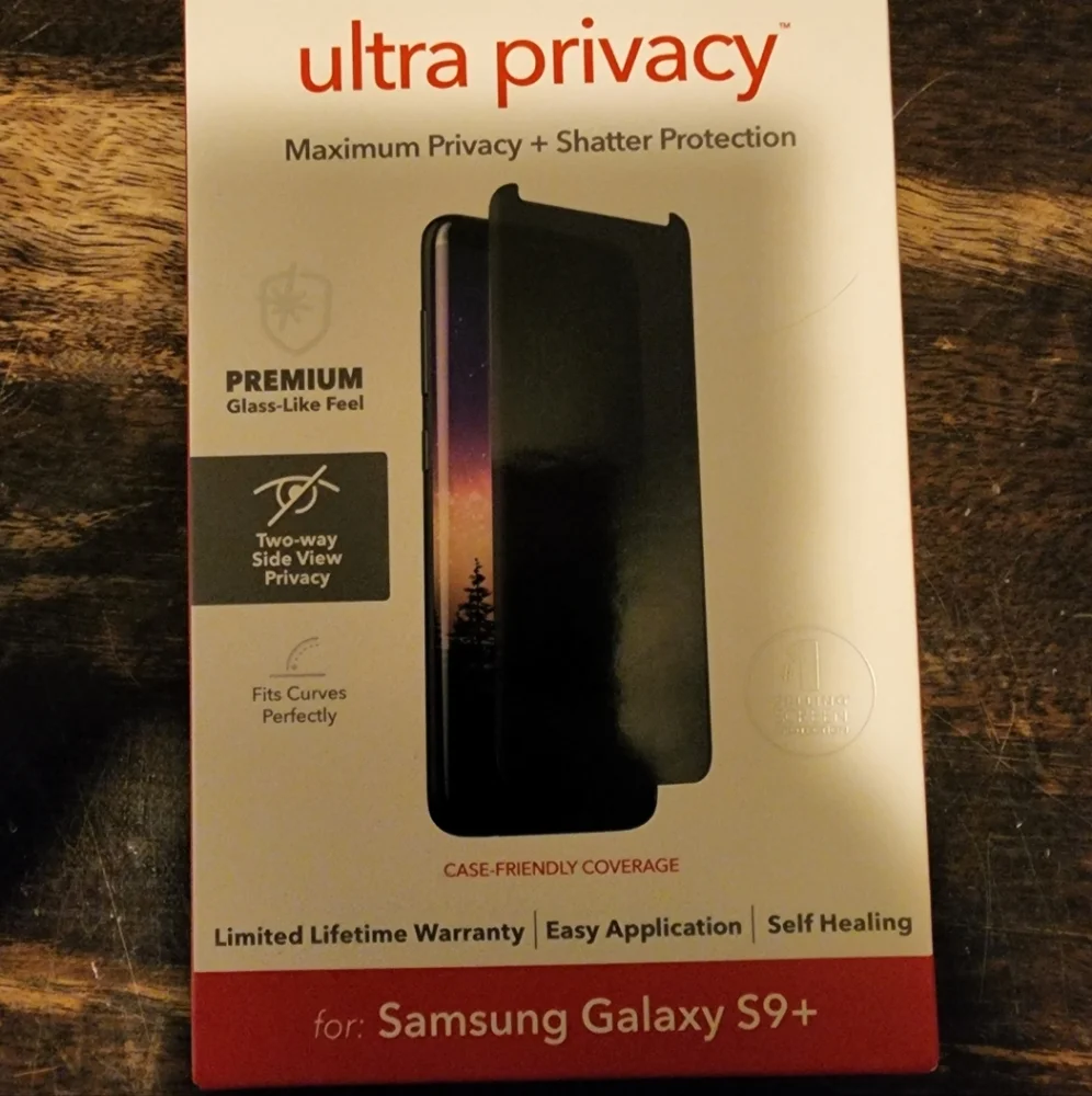 Invisible Shield Ultra Privacy Samsung S9+ Screen Protector